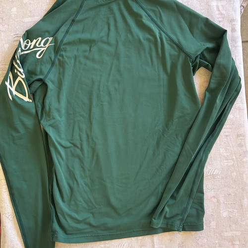 Billabong Kids Long-Sleeve Rash Guard SPF 50+ Size L Green