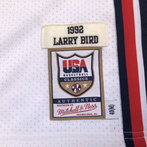 Mitchell & Ness Authentic Jersey Team USA 1992 #7 Larry Bird set