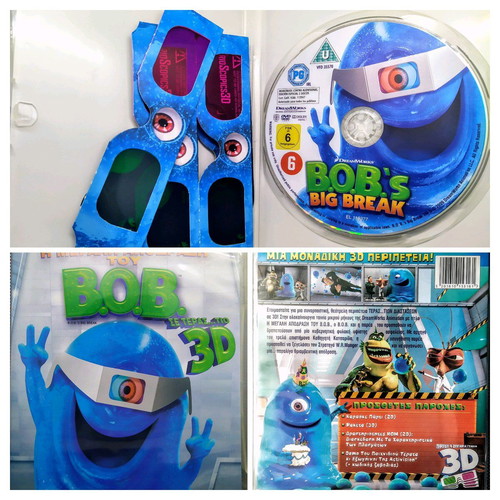 DVD B.O.B.'s Big Break 3D/2D 2009 dubbed new