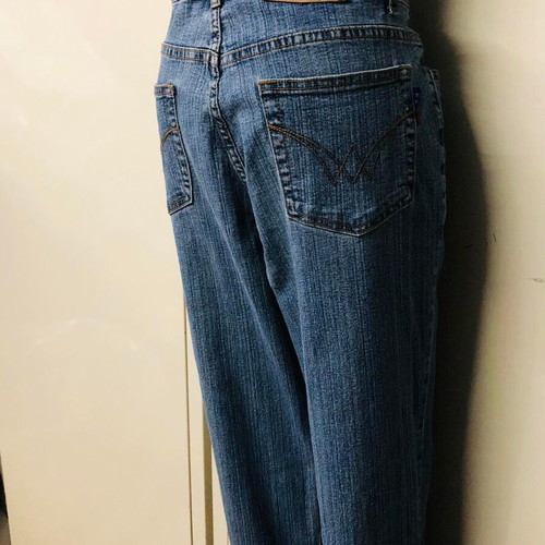 RE&X Pants used, size L, blue