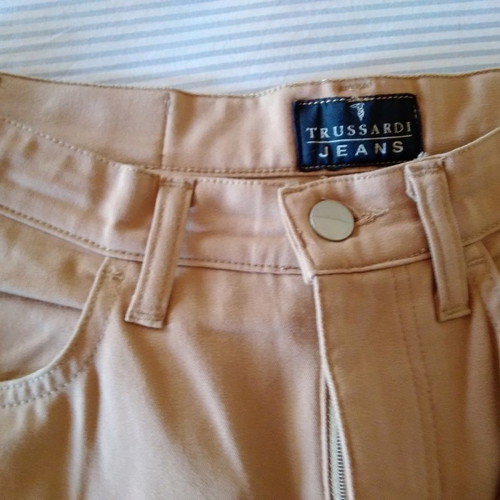 Trussardi Jeans women's long cotton pants like new, camel color, size XL