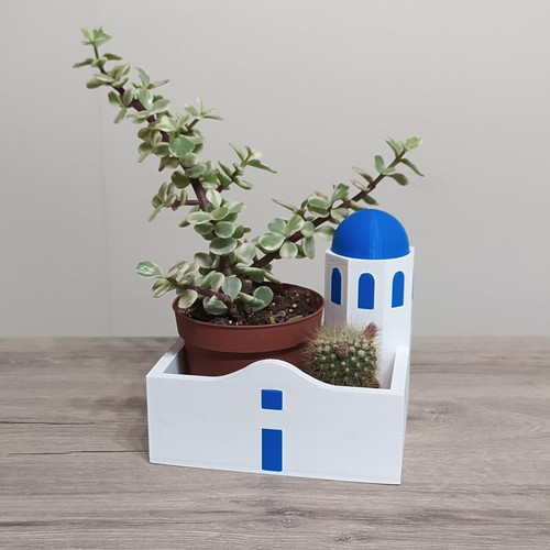 Aegean Chapel 3D Printed Planter New