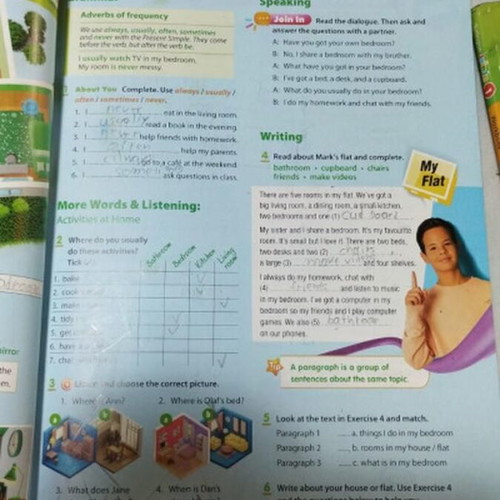 Join In 1 student book and workbook used, English