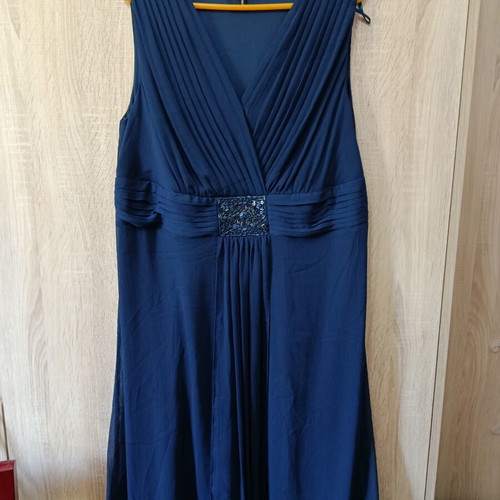 Morena Spain official dress blue navy plus size like new, size 54