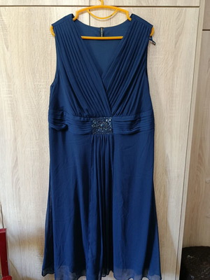 Morena Spain official dress blue navy plus size like new, size 54