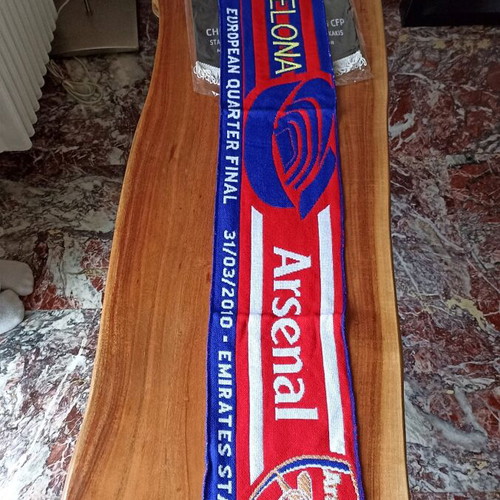 Barcelona Arsenal and Barcelona Inter Scarves like new, authentic