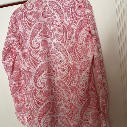 Paisley shirt Italian new multicolor size M