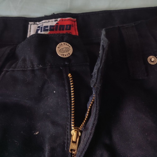 Children's black Piccino Piccio denim pants used for boys 12-14 years