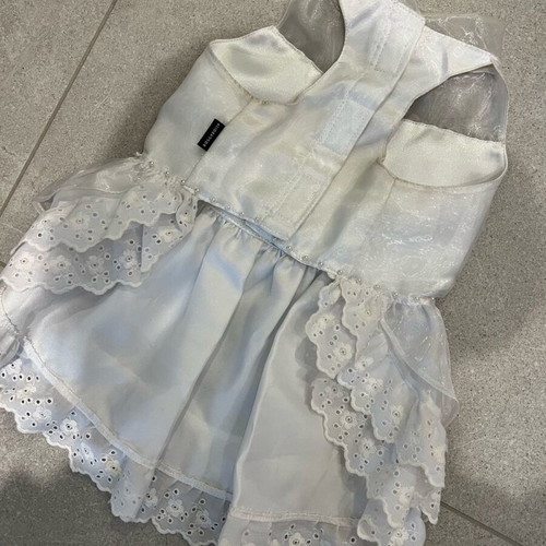 Wedding dress for small to medium dogs like new