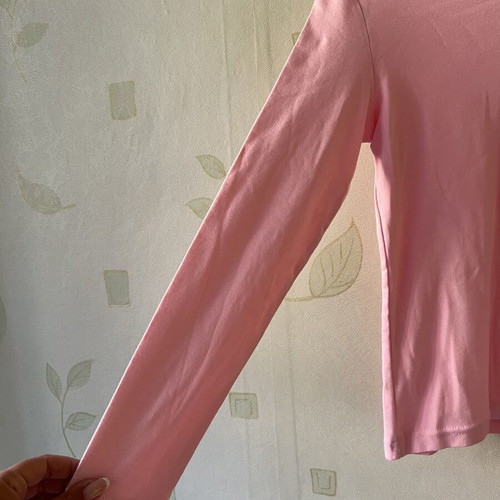 A-Style Pink Polo Shirt 100% Cotton Size L New