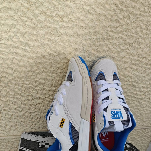 Vans Skate Mixxa shoes new with tags, white and blue, size 44