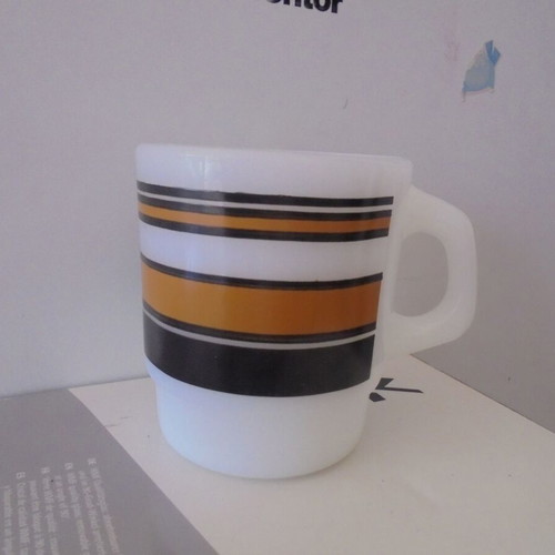 Anchor Hocking vintage milk mug 1960 new, collectible