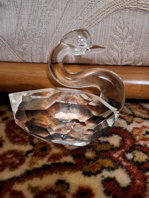 Glass duck collectible new