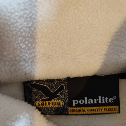 Salewa fleece polarlite XL used, white with stains