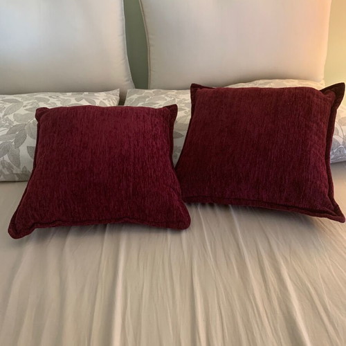 Bordeaux pillows new, firm 36x36
