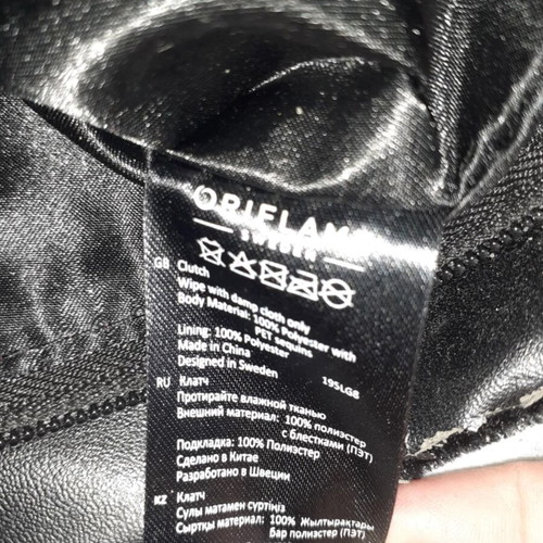 Oriflame bag like new, colorful with sequins and shoulder chain