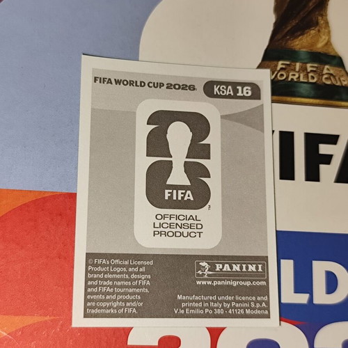 Salem Aldawsari World Cup 2026 Panini sticker