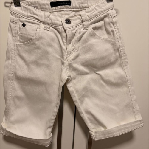 Calvin Klein jeans bermuda shorts for boys like new with Pepe t shirt gift white