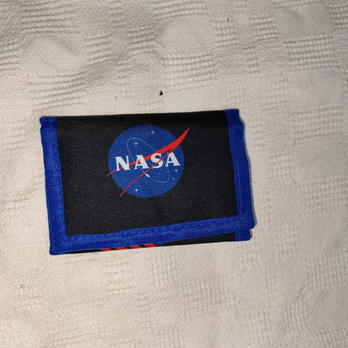 Children's fabric wallet with Velcro NASA like new