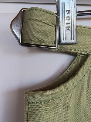 Gas midi skirt like new, high waist with unique tie and slit