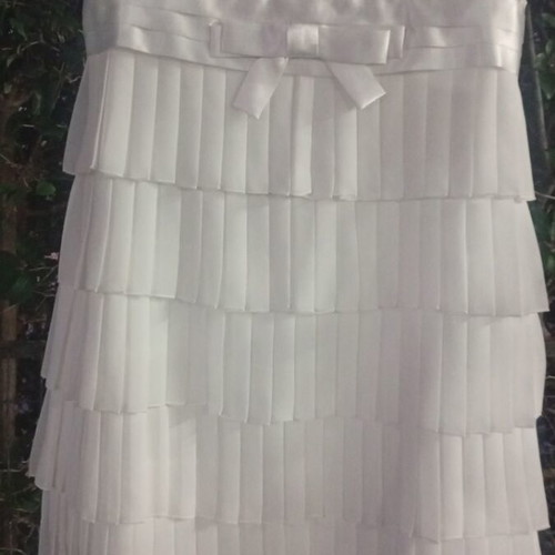 Wedding dress SMAILI'S size large like new, knee length