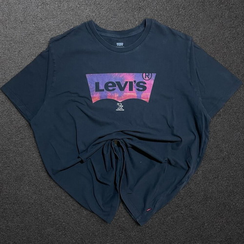 Levi's Vintage Graphic Batwing T-Shirt Grey Size XL Like New