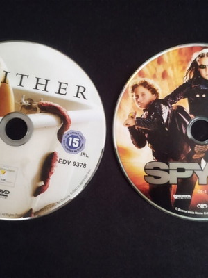 Slither and Spy Kids DVD discs used replacement set