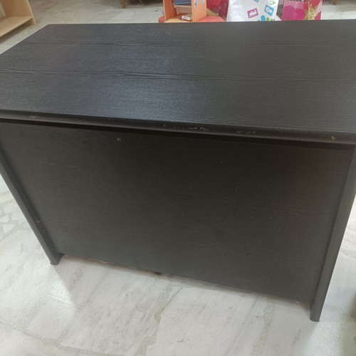 Black computer desk and office chair set