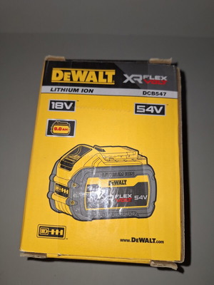 DeWalt 54V 9Ah DCB547 Battery new in box