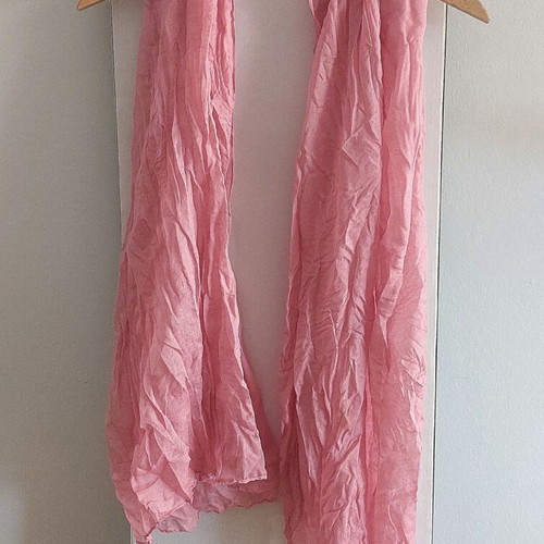 Pink scarf pareo wrap