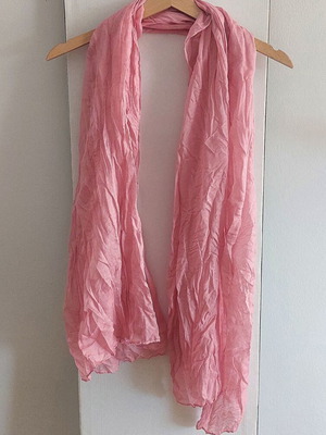 Pink scarf pareo wrap