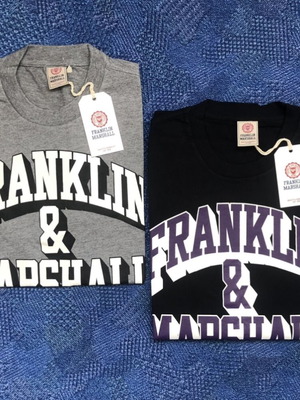 Franklin & Marshall T-shirt new men's M-L black and gray cotton