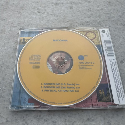 Madonna Borderline CD single, pop