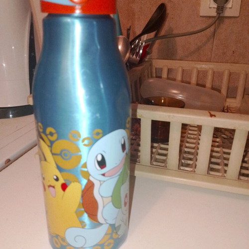 Pokemon aluminum kids water bottle like new