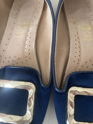 Ballerinas used, size 38, blue