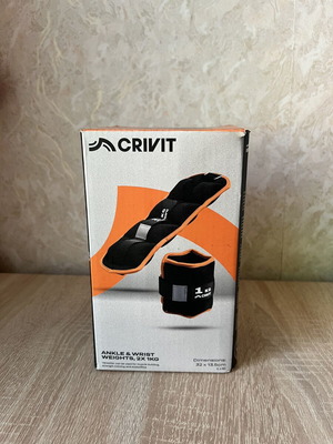 Ankle and wrist weights new, pair 1 kg each