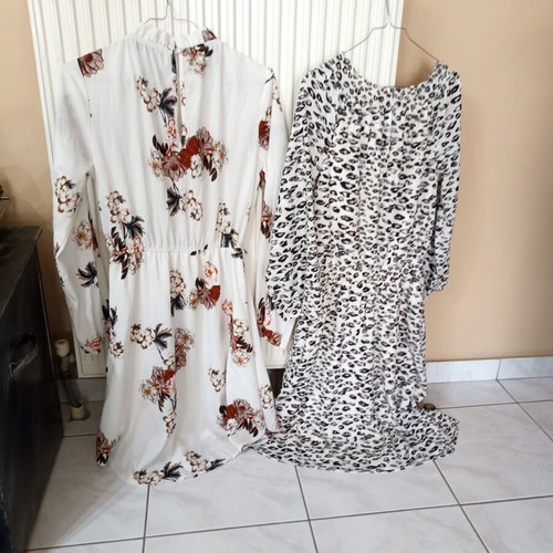 Sisters Point women's dresses, floral and leopard print, sizes S-M