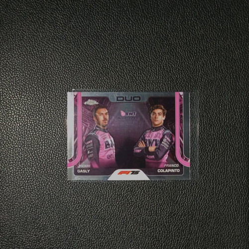 Topps Chrome F1 Alpine Team Duo Franco Colapinto Pierre Gasly like new