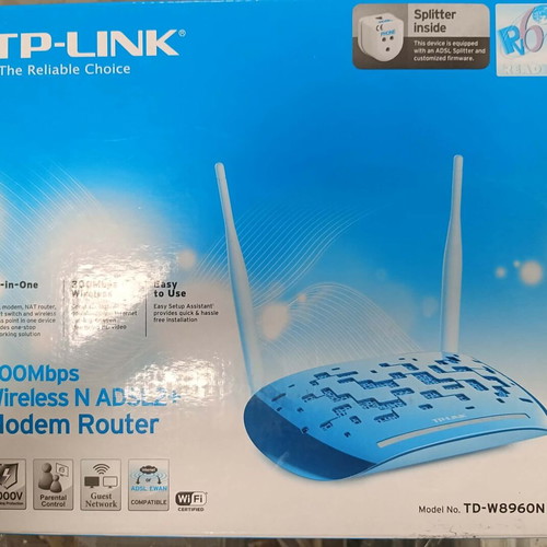 TP-LINK TD-W8960N Modem Router new, 300Mbps Wireless N ADSL2+