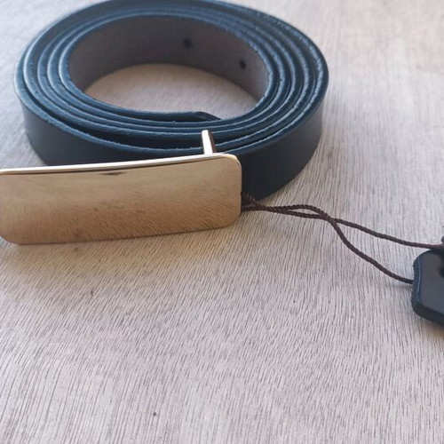 Women's leather belt new, real leather, black, size 65