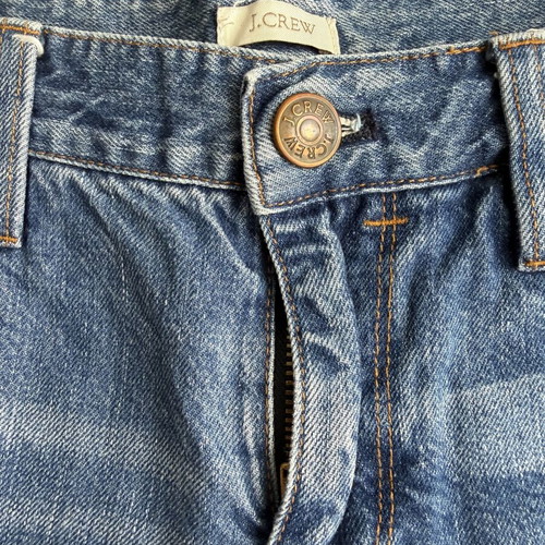 J.Crew Rolled Cuff Blue Denim Shorts, Size 26