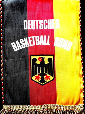 Δυτική Γερμανία Μπάσκετ Επίσημο Λάβαρο Αγώνα σαν καινούργιο