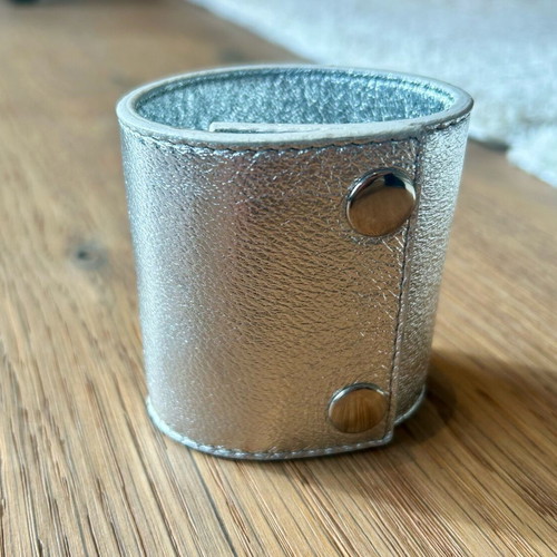Christoforos Kotentos leather bracelet silver like new