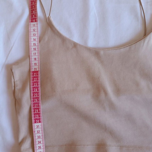 Zara crop top beige like new, size S-M