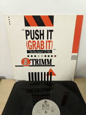 L'Trimm Push It (Grab It) 12" vinyl record used, electronic