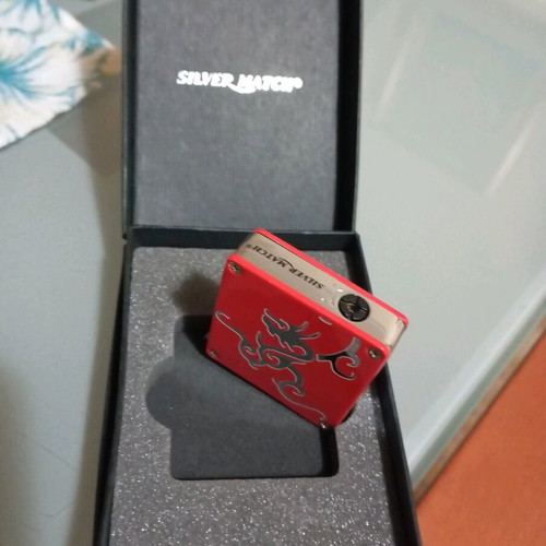 Αναπτήρας Silver match Red dragon καινούργιος, αερίου ηλεκτρονικός