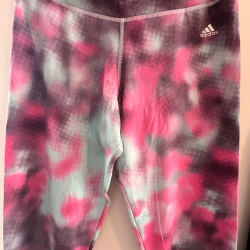 Adidas sports leggings used, multicolor, Climalite series