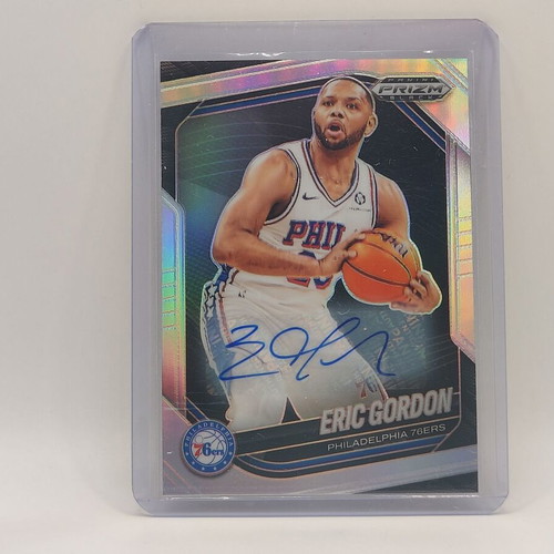 2024-25 Panini-Prizm Black Basketball Eric Gordon Base Autograph Prizm Silver