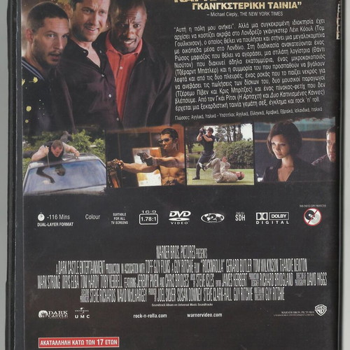 Rock n Rolla DVD movie like new, adventure and action