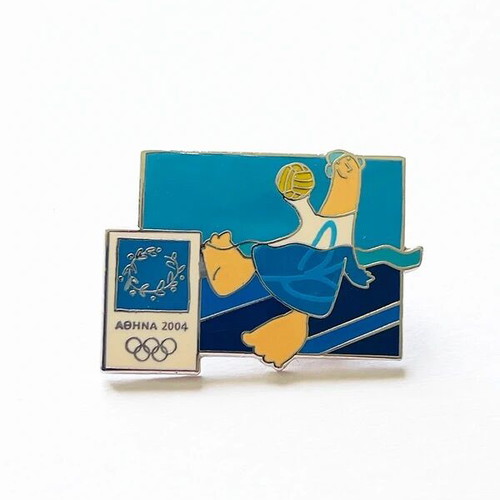 Athens 2004 Olympic Games pin like new, water polo